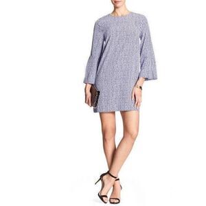 Banana Republic blue Bell sleeve tunic dress size small